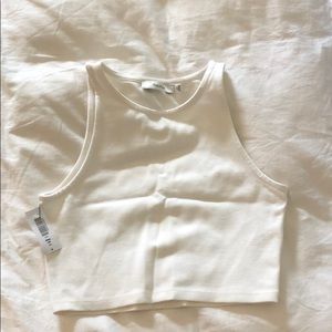 Brand new white crop top!